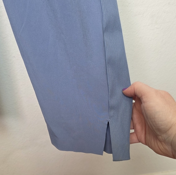 ATHLETA Brooklyn Jumpsuit In Blue Pockets Loungewear Athleisure Size 8 - Picture 6 of 12